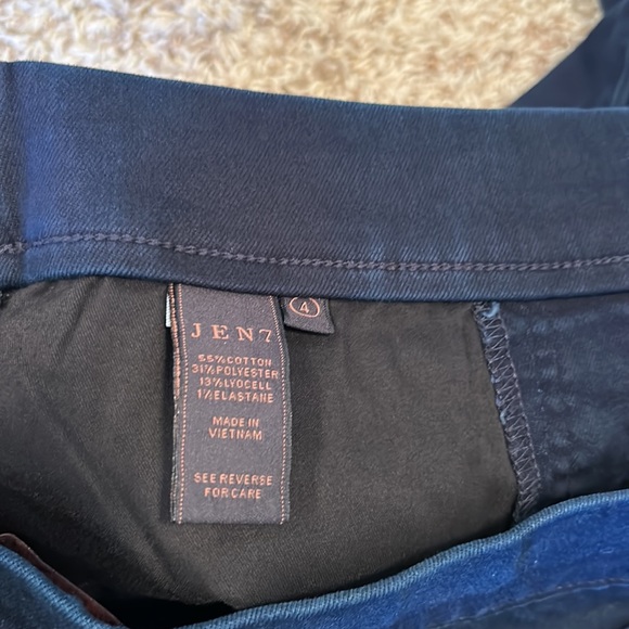 Jen7 - 7 for All Mankind- Women’s Dark Wash Jeggings - Size 4 - Picture 4 of 4